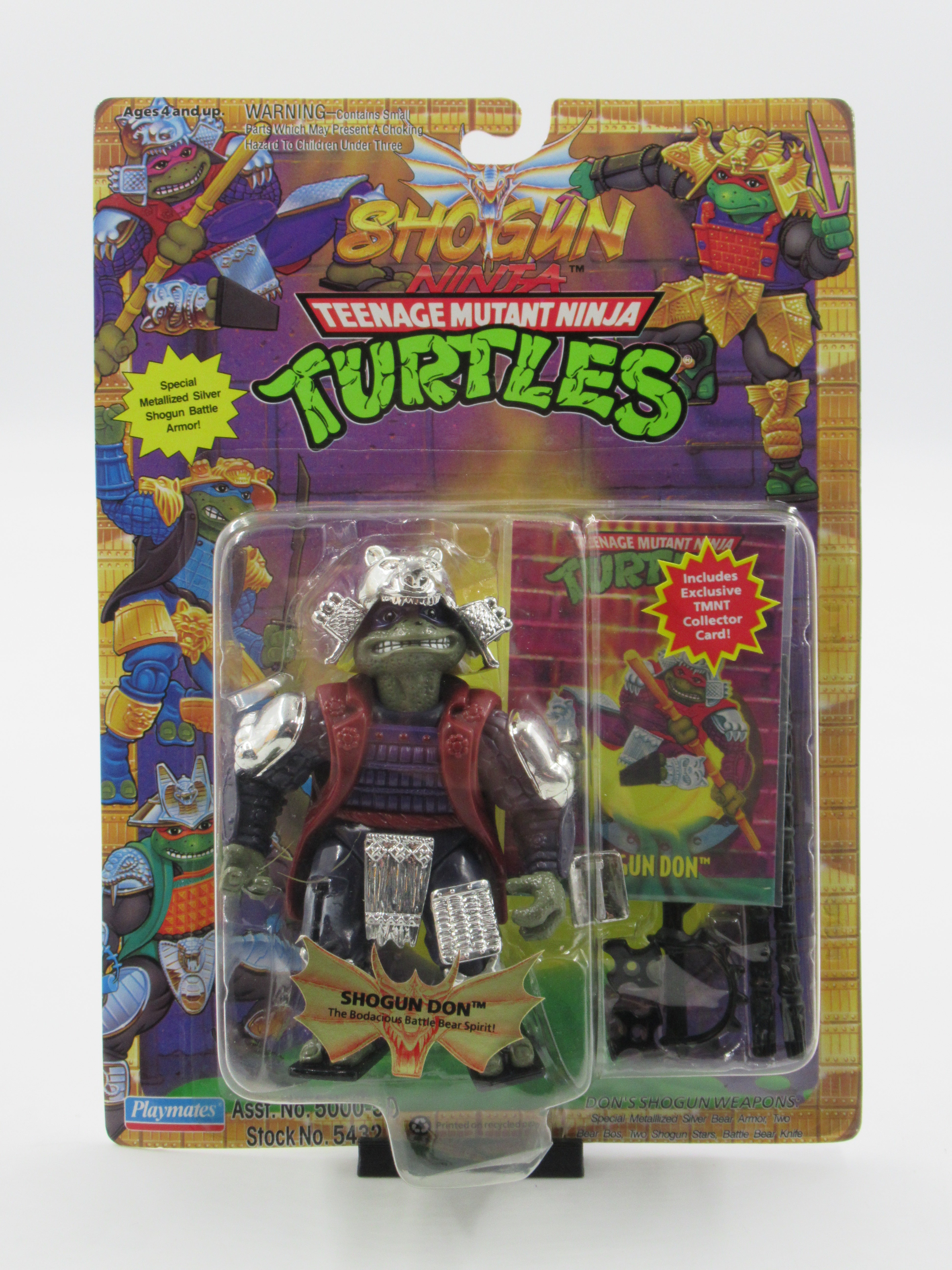 Teenage Mutant Ninja Turtles Shogun Don 4.5" Figure TMNTs - Playmates (1994)